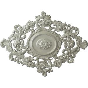 imageEkena Millwork CM30KTGLS  22 12W x 30 38H x 1 12P Katheryn Ceiling Medallion  Ceiling Medallion GoldHandPainted Flash Copper