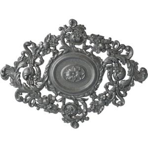 imageEkena Millwork CM30KTGLS  22 12W x 30 38H x 1 12P Katheryn Ceiling Medallion  Ceiling Medallion GoldHandPainted Platinum