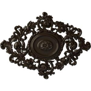 imageEkena Millwork CM30KTGLS  22 12W x 30 38H x 1 12P Katheryn Ceiling Medallion  Ceiling Medallion GoldHandPainted Stone Hearth