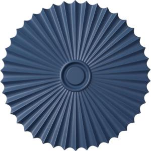 imageEkena Millwork CM34SH Shakuras Ceiling Medallion 33 78OD x 2P For Canopies up to 5 34 Factory PrimedHandPainted Americana