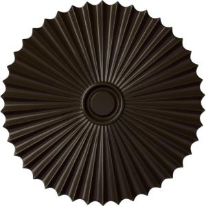 imageEkena Millwork CM34SH Shakuras Ceiling Medallion 33 78OD x 2P For Canopies up to 5 34 Factory PrimedHandPainted Stone Hearth
