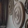 image19 58OD x 1 12P Alexandria Rope Ceiling Medallion Fits Canopies up to 4 58Americana Flat Finish