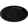 image19 58OD x 1 12P Alexandria Rope Ceiling Medallion Fits Canopies up to 4 58Black Pearl Metallic Series