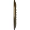 image19 58OD x 1 12P Alexandria Rope Ceiling Medallion Fits Canopies up to 4 58Brass Metallic Series