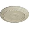 image19 58OD x 1 12P Alexandria Rope Ceiling Medallion Fits Canopies up to 4 58Clear Yellow Flat Finish