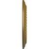 image19 58OD x 1 12P Alexandria Rope Ceiling Medallion Fits Canopies up to 4 58Gold Rush Metallic Series