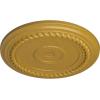 image19 58OD x 1 12P Alexandria Rope Ceiling Medallion Fits Canopies up to 4 58Iridescent Gold Metallic Series