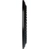 image19 58OD x 1 12P Alexandria Rope Ceiling Medallion Fits Canopies up to 4 58Jet Black Flat Finish