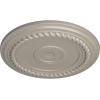 image19 58OD x 1 12P Alexandria Rope Ceiling Medallion Fits Canopies up to 4 58Pearl White Metallic Series