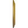 image19 58OD x 1 12P Alexandria Rope Ceiling Medallion Fits Canopies up to 4 58Pharaohs Gold Metallic Series