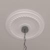 image19 58OD x 1 12P Alexandria Rope Ceiling Medallion Fits Canopies up to 4 58Primed