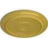 image19 58OD x 1 12P Alexandria Rope Ceiling Medallion Fits Canopies up to 4 58Rich Gold Metallic Series