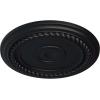 image19 58OD x 1 12P Alexandria Rope Ceiling Medallion Fits Canopies up to 4 58Steel Gray Metallic Series
