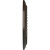 image19 58OD x 1 12P Alexandria Rope Ceiling Medallion Fits Canopies up to 4 58Stone Hearth Crackle Flat Finish
