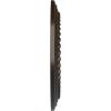 image19 58OD x 1 12P Alexandria Rope Ceiling Medallion Fits Canopies up to 4 58Stone Hearth Flat Finish