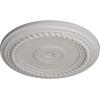 image19 58OD x 1 12P Alexandria Rope Ceiling Medallion Fits Canopies up to 4 58Ultra Pure White Flat Finish