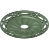 image26 58OD x 4 12ID x 1 38P Loera Ceiling Medallion Fits Canopies up to 6 14Athenian Green Flat Finish