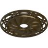image26 58OD x 4 12ID x 1 38P Loera Ceiling Medallion Fits Canopies up to 6 14Brass Metallic Series