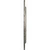 image26 58OD x 4 12ID x 1 38P Loera Ceiling Medallion Fits Canopies up to 6 14Castle Stone Crackle Flat Finish