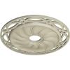 image26 58OD x 4 12ID x 1 38P Loera Ceiling Medallion Fits Canopies up to 6 14Clear Yellow Flat Finish