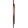 image26 58OD x 4 12ID x 1 38P Loera Ceiling Medallion Fits Canopies up to 6 14Copper Penny Metallic Series
