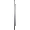 image26 58OD x 4 12ID x 1 38P Loera Ceiling Medallion Fits Canopies up to 6 14Frost Flat Finish