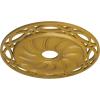 image26 58OD x 4 12ID x 1 38P Loera Ceiling Medallion Fits Canopies up to 6 14Iridescent Gold Metallic Series