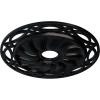 image26 58OD x 4 12ID x 1 38P Loera Ceiling Medallion Fits Canopies up to 6 14Jet Black Flat Finish