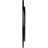image26 58OD x 4 12ID x 1 38P Loera Ceiling Medallion Fits Canopies up to 6 14Jet Black Flat Finish