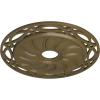 image26 58OD x 4 12ID x 1 38P Loera Ceiling Medallion Fits Canopies up to 6 14Mississippi Mud Flat Finish