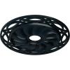 image26 58OD x 4 12ID x 1 38P Loera Ceiling Medallion Fits Canopies up to 6 14Night Shade Flat Finish