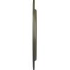 image26 58OD x 4 12ID x 1 38P Loera Ceiling Medallion Fits Canopies up to 6 14Painted Turtle Flat Finish