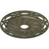 image26 58OD x 4 12ID x 1 38P Loera Ceiling Medallion Fits Canopies up to 6 14Painted Turtle Flat Finish