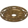 image26 58OD x 4 12ID x 1 38P Loera Ceiling Medallion Fits Canopies up to 6 14Pale Gold Metallic Series