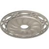 image26 58OD x 4 12ID x 1 38P Loera Ceiling Medallion Fits Canopies up to 6 14Pearl White Metallic Series