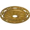 image26 58OD x 4 12ID x 1 38P Loera Ceiling Medallion Fits Canopies up to 6 14Pharaohs Gold Metallic Series