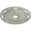 image26 58OD x 4 12ID x 1 38P Loera Ceiling Medallion Fits Canopies up to 6 14Pot of Cream Crackle Flat Finish