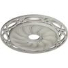 image26 58OD x 4 12ID x 1 38P Loera Ceiling Medallion Fits Canopies up to 6 14Pot of Cream Flat Finish