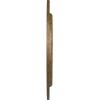 image26 58OD x 4 12ID x 1 38P Loera Ceiling Medallion Fits Canopies up to 6 14Rubbed Bronze Metallic Series