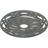 image26 58OD x 4 12ID x 1 38P Loera Ceiling Medallion Fits Canopies up to 6 14Silver Metallic Series