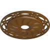 image26 58OD x 4 12ID x 1 38P Loera Ceiling Medallion Fits Canopies up to 6 14Smokey Topaz Flat Finish