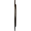 image26 58OD x 4 12ID x 1 38P Loera Ceiling Medallion Fits Canopies up to 6 14Stone Hearth Crackle Flat Finish