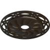 image26 58OD x 4 12ID x 1 38P Loera Ceiling Medallion Fits Canopies up to 6 14Stone Hearth Flat Finish