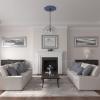 image29 18OD x 2 14ID x 1 18P Spring Octagonal Ceiling Medallion Fits Canopies up to 3Americana Flat Finish