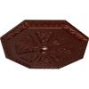 image29 18OD x 2 14ID x 1 18P Spring Octagonal Ceiling Medallion Fits Canopies up to 3Antique Copper Metallic Series