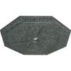 image29 18OD x 2 14ID x 1 18P Spring Octagonal Ceiling Medallion Fits Canopies up to 3Athenian Green Crackle Flat Finish