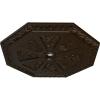image29 18OD x 2 14ID x 1 18P Spring Octagonal Ceiling Medallion Fits Canopies up to 3Bronze Metallic Series