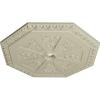 image29 18OD x 2 14ID x 1 18P Spring Octagonal Ceiling Medallion Fits Canopies up to 3Clear Yellow Flat Finish