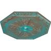 image29 18OD x 2 14ID x 1 18P Spring Octagonal Ceiling Medallion Fits Canopies up to 3Copper Green Patina Metallic Series