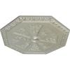 image29 18OD x 2 14ID x 1 18P Spring Octagonal Ceiling Medallion Fits Canopies up to 3Flash Copper Metallic Series